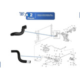 Mangueras Sal/ent Radiador Ta/tm Chevrolet Cruze 1.8 2013