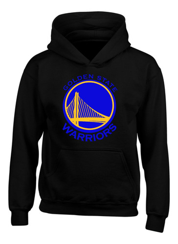 Hoodie Buzo Capota Golden State Warrior Black Series Saco