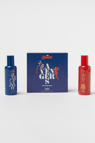 Perfume Zara Capitao América + Homem De Ferro - Vingadores
