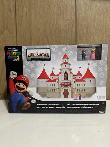 The Super Mario Bros Mushroom Kingdom Castle Deluxe Playset