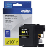 Tinta Brother Lc101y Color Amarillo 300 Pag