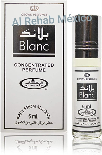 1x Blanc Perfume Arabe Al Rehab Roll On 6 Ml