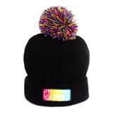 Gorro Niño Knit Pompon Spirfire Negro 1987 Logo