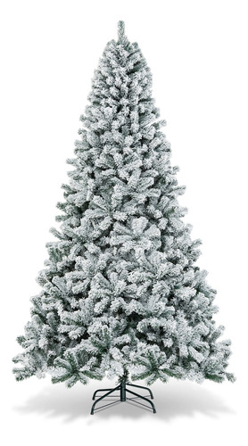 Árvore De Natal 2,10cm Luxo Premium Neve Nevada 1000 Galhos