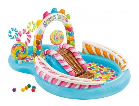 Piscina Inflable Rodadero Candy Zone Juego Niños 295*191*130