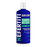 Shampoo Matizador Tonos Rubios Bleu Nefertiti 1 L