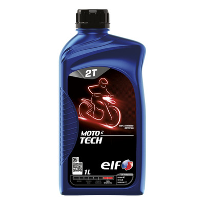 2 Unid. Lubrificante 2t Elf Moto Tech 2t 100% Sintético