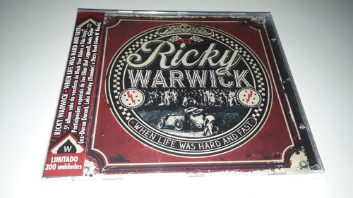 Ricky Warwick - When Life Was Hard And Fast (cd Lacrado)