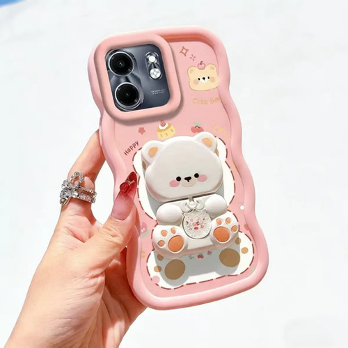 Funda Para Xiaomi Con Soporte, Espejo Y Protección Extrema ¡tu Aliado Perfecto! (para Todos Los Modelos)