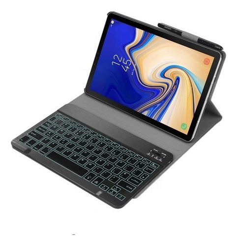 Funda Teclado Para Galaxy Tab S4 10.5 T830 T835 Con Luz