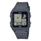 Relógio Casio Hr Mundial Unissex Lf-20w-8a2df Cinza Grafite