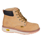 Bota De Trabajo Pma Para Hombre Color Miel 0136 S/weves