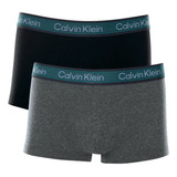 Kit 2 Cuecas Calvin Klein Elástico Low Rise Trunk Original 