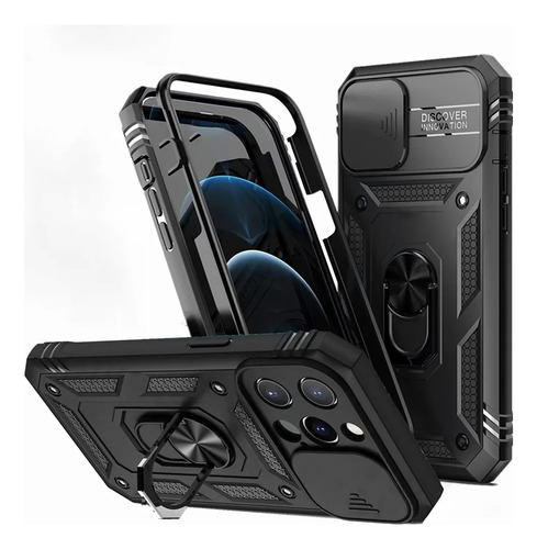 Capa Suporte Anel 360 Anti Impacto Cashield Para iPhone