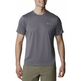 Remera Columbia Hike Crew Hombre (city Grey)