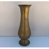 Antigo Enfeite De Mesa Bronze - Escritorio  - Vaso India 01