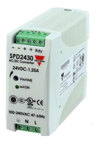 Spd24301 Fuente De Poder 30w, 24vdc Marca Carlo Gavazzi