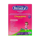 Benadryl Children's Allergy Chewables With (20 Count (pack 