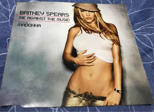 Cd Single: Britney Spears - Me Against The Music - 2003 Mx