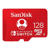 Tarjeta De Memoria Sandisk Sdsqxao128g Nintendo Switch 128gb