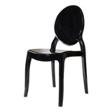 Silla Sofia Ghost Black - Silla De Comedor Living