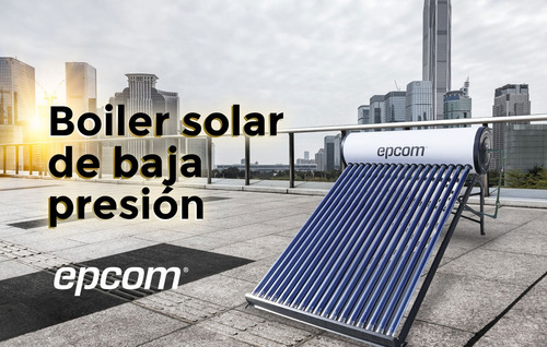 Bóiler Solar De Baja Presión Con 9 Tubos 90 L