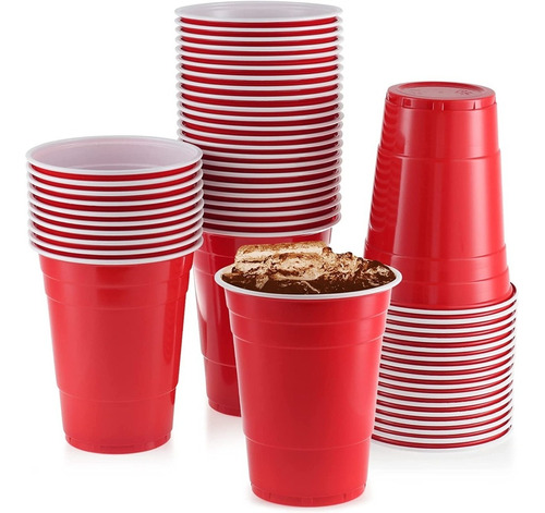 Copo Americano 400ml Festa Cachaça Cup Beer Pong - 25 Unid