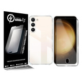 Pelic. Vidro 3d + Capinha Anti Shock P/ Galaxy S23 Plus S916