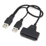 Cable Adaptador Sata A Usb 2.0 Disco Rigido Hdd Ssd 2.5 3.5