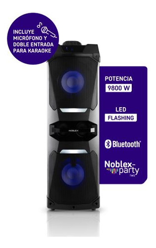 Parlante Torre Noblex Mnt1050 Bluetooth Karaoke