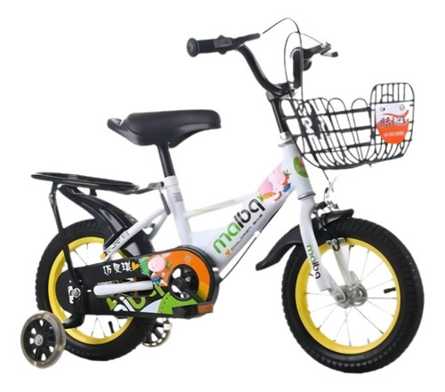 Bicicleta Infantil De 16 Pulgadas Con Ruedas Auxiliares