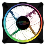 Ventilador Rgb Yeyian Fs1200 Typhoon Serie 1200 Rgb 120mm P