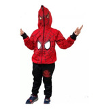 Sudadera Niños Spiderman Hombre Araña Pantalón Y Chaqueta!