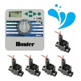 Combo Riego Hunter Programador Xcore6+5solenoides Hidropilar