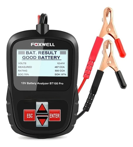 Teste De Baterias Automotivo Foxwell Bt100 Em Português 