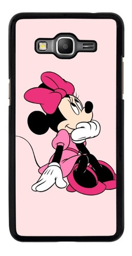 Funda Para Samsung Galaxy Minnie Mouse Disney Sentada Ros