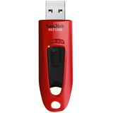 Pendrive 32gb Sandisk Sdcz48-032g Usb 3.0 Vermelho/preto