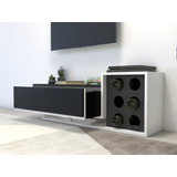 Mueble Tv Led Smart Bodega Copas Diseño Moderno Minimalista.