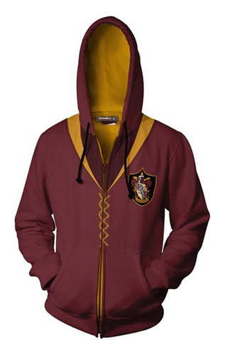 Halloween Harry Potter Slytherin Gryffindor Chaqueta Con Cap