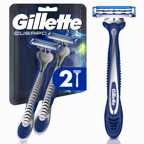 Máquinas De Afeitar Desechables Para El Cuerpo Gillette 2 Un