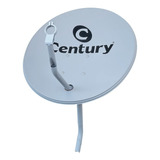 Kit 2 Antena Century Ku 60cm Chapa Banda Ku Aço Lançamento