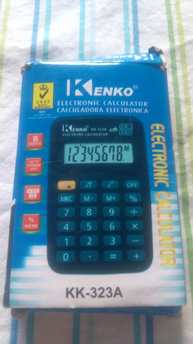 Mini Calculadora Portátil E De Bolso Kenko 8 Dígitos 100% Ok