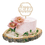 Letrero Para Pastel Happy Birthday Topper Cake Art917