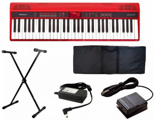 Teclado Roland Go61 61 Teclas Go-61k Go Keys Kit Completo