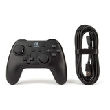 Control Pro Powera Alambrico Nintendo Switch Negro Nuevo