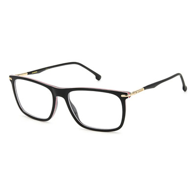 Lentes Carrera 289 Rectangle Vintage X L Armazón Oft. 56mm Color Shiny Black/gold/red M4p