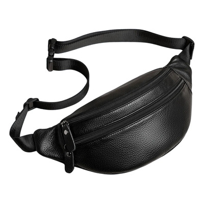 Riñonera De Piel De Vacuno, Bandolera Casual