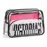 Kit Necessaire Victorias Secret Beauty Bag Trio Logo Vs