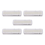 5 X Luminária 30 Leds 24v Para Luz Emergência E Solar