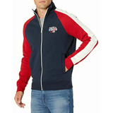 Nautica Colorblock Chamarra Deportiva Para Hombre, Marino,